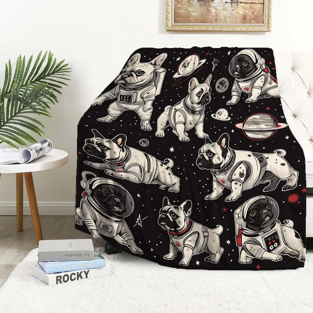 White Tiger Throw Thin Blanket Animals Printed Lightweight for Couch Home Decor Gift for Lion Tiger Elk Bears Dogs Cats Lovers