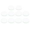 10pcs 30.5‑35mm Round Flat Watch Crystal Lens Watch Glass Replacement Accessories