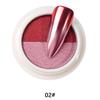 Dual Colors Solid Magic Mirror Nail Powder Holographic Laser Nail Glitter Two Colors Titanium Powder Platter Nail Art