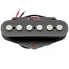 Artec TRA65 Alnico 5 Telecaster Bridge Pickup with Big Pole Pieces for Tele Electric Black Guitars,