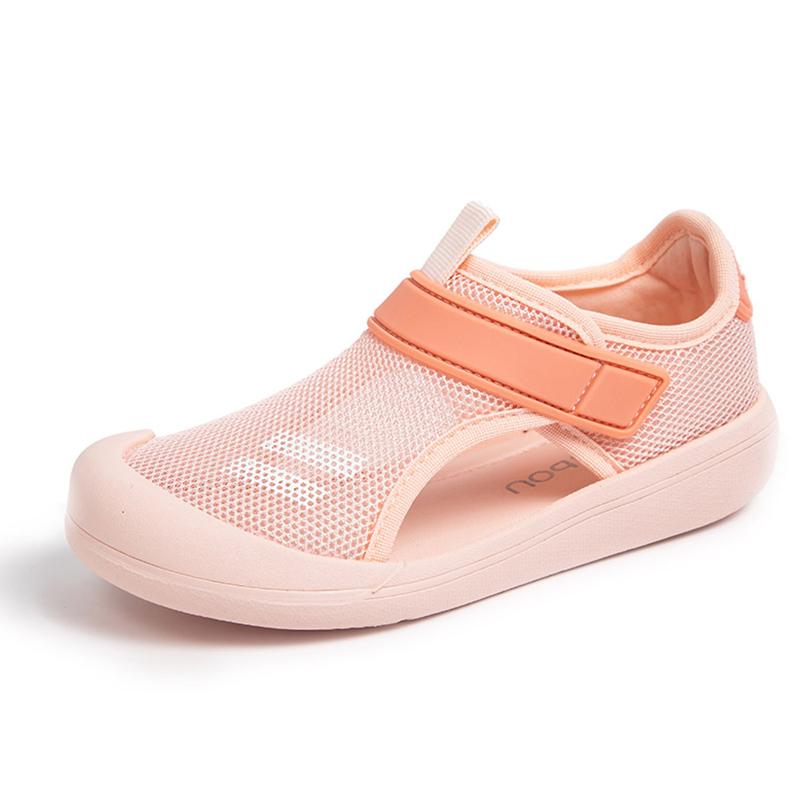 Летние детские сандалии для мальчиков и девочек, модная спортивная пляжная обувь для малышей, уличные детские дышащие повседневные сандалии, размер :23-36