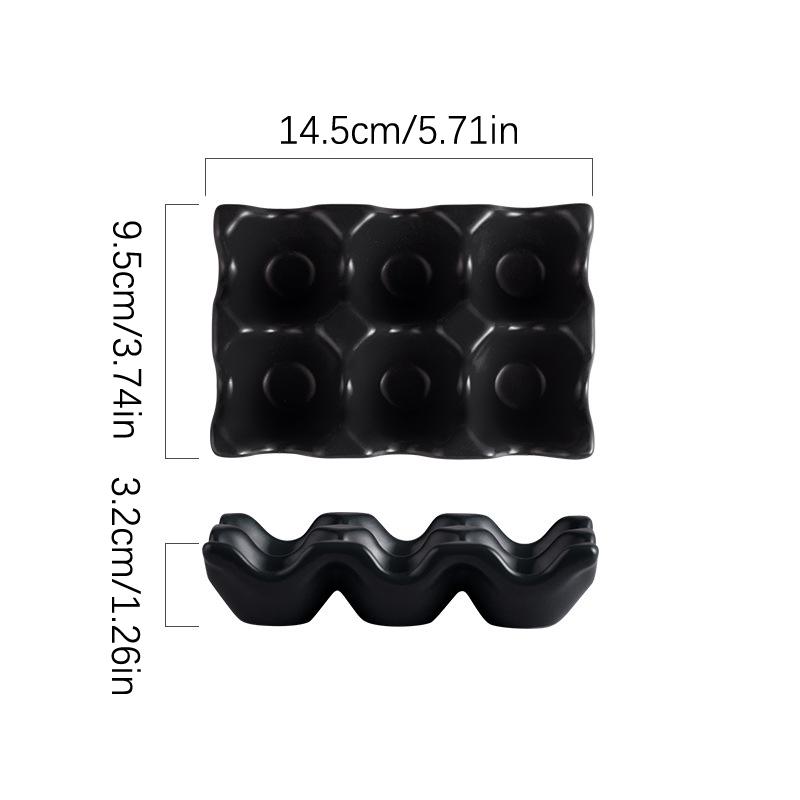 6 сеток, держатель для яиц, керамический противоскользящий ящик для яиц, холодильник, противоударный держатель для яиц, ящик для хранения, организация домашнего хранения