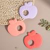 Color Kids 1Pcs Silicone Baby Teether Toy Apple Shape Baby Teethers BPA Free Soft Teething Chewing Toy Soothing Toys Accessories
