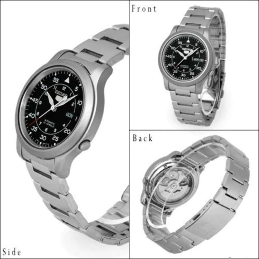 Seiko Импортная Зарубежная Модель Черный Металлический Ремешок Мужские Часы, SNK809K1, [Импортные]