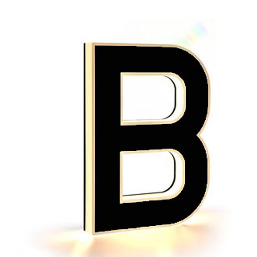 Водонепроницаемая светодиодная подсветка номера дома Персонализированный источник питания 12 В Подсвечиваемый знак с номером дома Цифровой узор