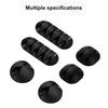 Cable Cord Wire Organizer Silicone USB Cable Winder Management Clips Self Adhesive for Mouse Keyboard Headset For iPhone Huawei