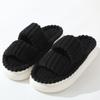 Плюшевые тапочки, женские меховые тапочки, повседневные теплые хлопковые тапочки