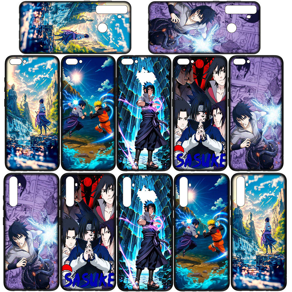 Phone Case for iPhone 17 15 16 Plus Redmi Note 14 12 11 13 Pro Max Huawei P30 P20 Lite OPPO A60 A40 A80 A38 A54 Wallpaper Sasuke Uchiha Narutos Cover