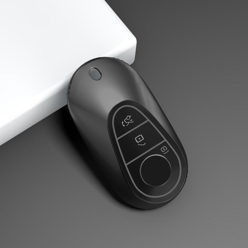 TPU for Mercedes Benz C E S Class GLC W206 W223 W214 E300 C260 C300 S450 S500 S400 Remote Car Key Case Cover Fob Holder Keychain