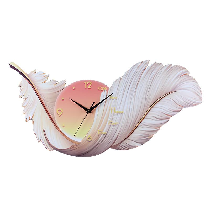 New Clock Living Room Creative New Chinese Style Wall Clock Restaurant Decoration Painting Dining Table Silent Clock Wall Hanging