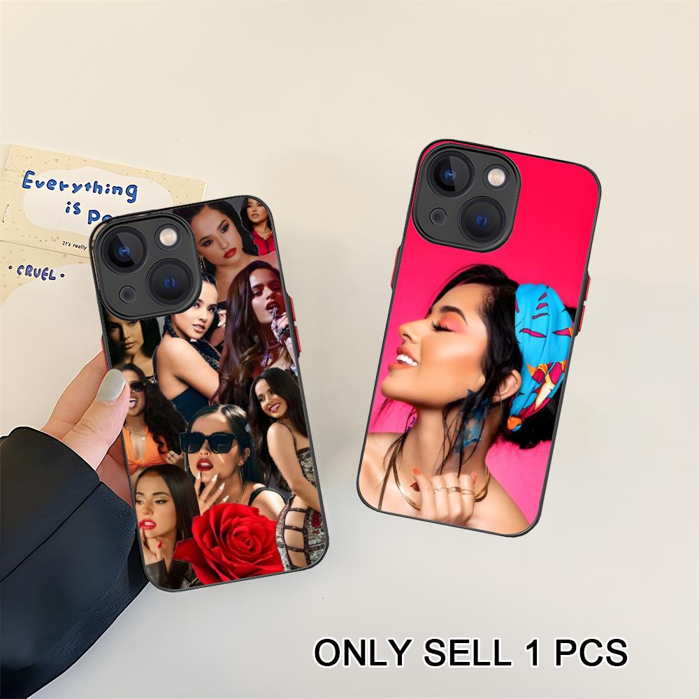 Модный силиконовый чехол для мобильного телефона Becky G для iPhone 17 16 15 14 13 12 11 X XR XS Air Pro Max Plus Mini Цветная крышка