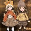 1 Set 1/6 SD 30cm Bjd Doll with Clothes Long Hair with Wig Make Up Princess Dress Up BJD Dolls Attractive Eyes Ball Jointed
