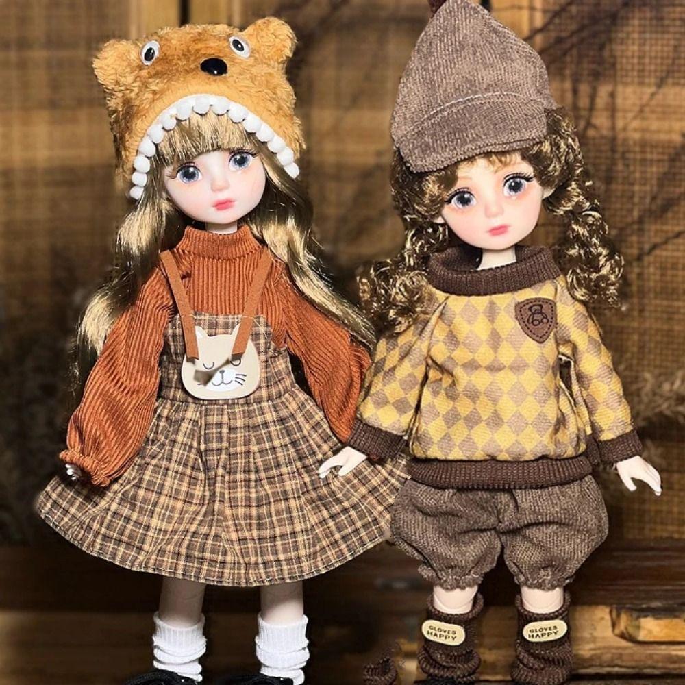 1 Набор 1/6 SD 30см Bjd Кукла с Одеждой Длинные Волосы Привлекательные Глаза Платье Принцессы BJD Куклы Элегантные Шаровые