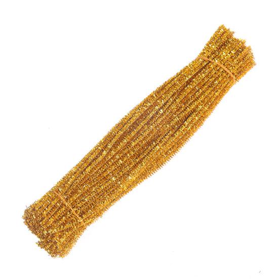 100Pcs Glitter Chenille Stems Flexible Bendable Plush Tinsel Stems Kids Educational DIY Craft Supplies Toys Crafting
