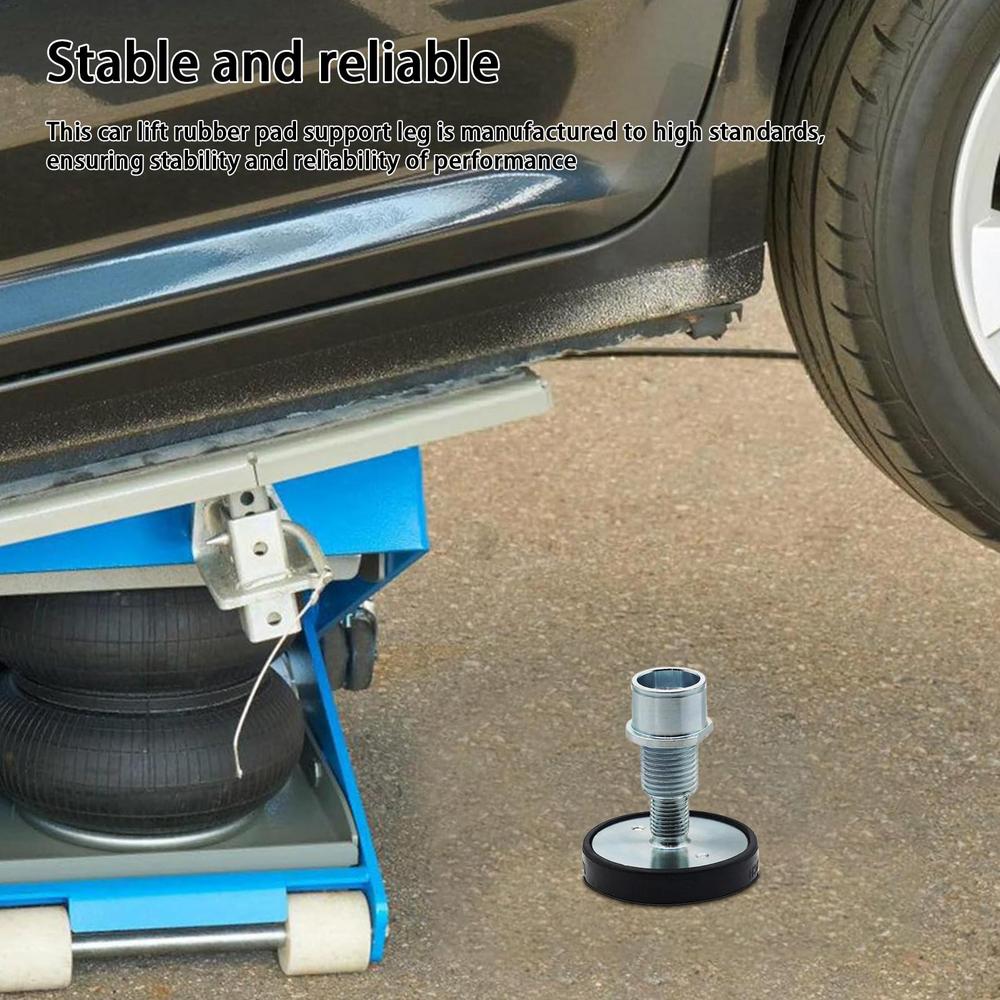 Car Lift Rubber Tray Car Lift Rubber Heightening Leg Pads Multi-Purpose Heightening Round Pallet For SUVs Sedans RVs And Trucks