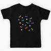 Cute Kpop Heart and Flower Pattern Kids T-Shirt