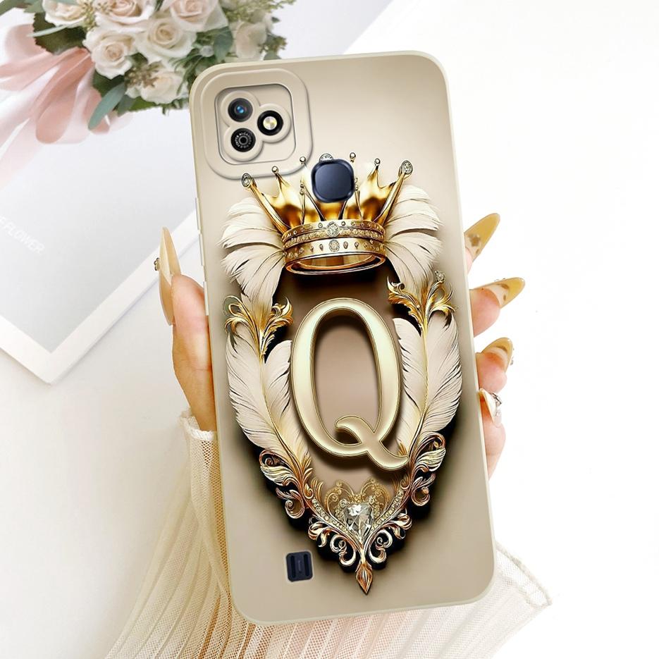 For Infinix Smart HD 2021 Case X612B X612 Cute Crown Letters Cover Shockproof Soft Silicone Case For Infinix Smart HD 2021 Shell