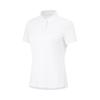 Li Ning Fitness Series Solid Color Soft Breathable Casual Versatile Short Sleeve Polo Shirt Women Tops APLU180-1