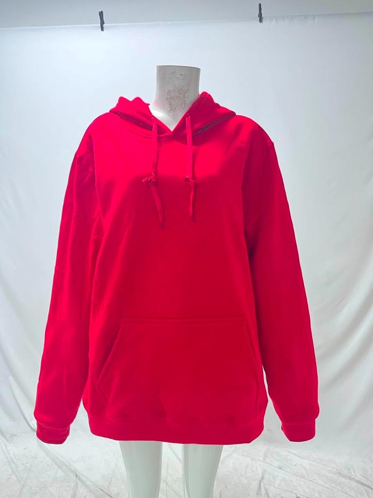 Женская мода O-образный вырез с длинным рукавом и принтом, толстовка с капюшоном