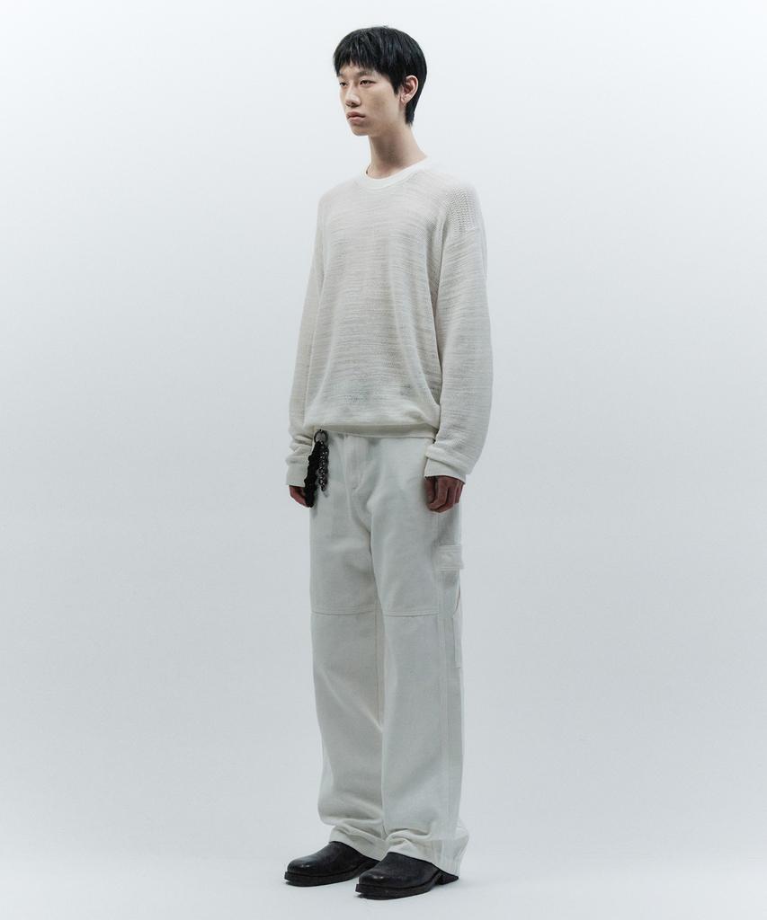 INSILENCE Light Sheared Knit Off White