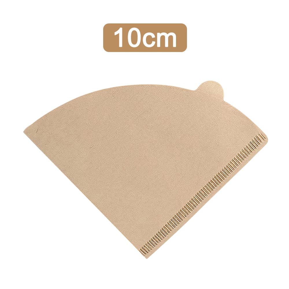 Фильтровальная бумага для кофейника, ручная капельная чашка, 100 шт., американская кофемашина, фильтр-вентилятор, натуральный коричневый V02, кофейная фильтровальная бумага