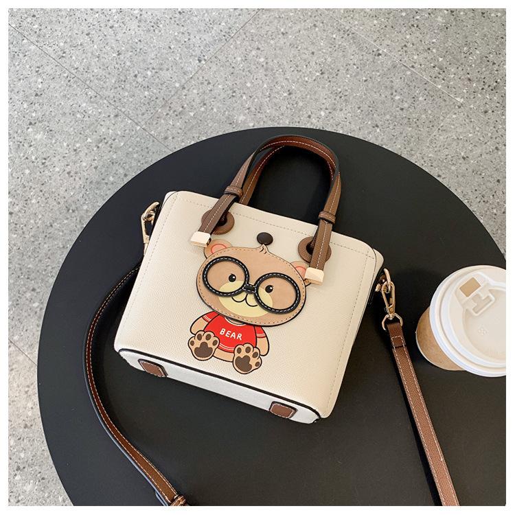 Contrast Color Cute Tote Bag, Large Capacity Fashion Choice.