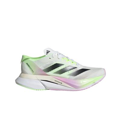 (в) Adizero Boston 12 Облачно-белый Зеленая Искра Основной Черный
