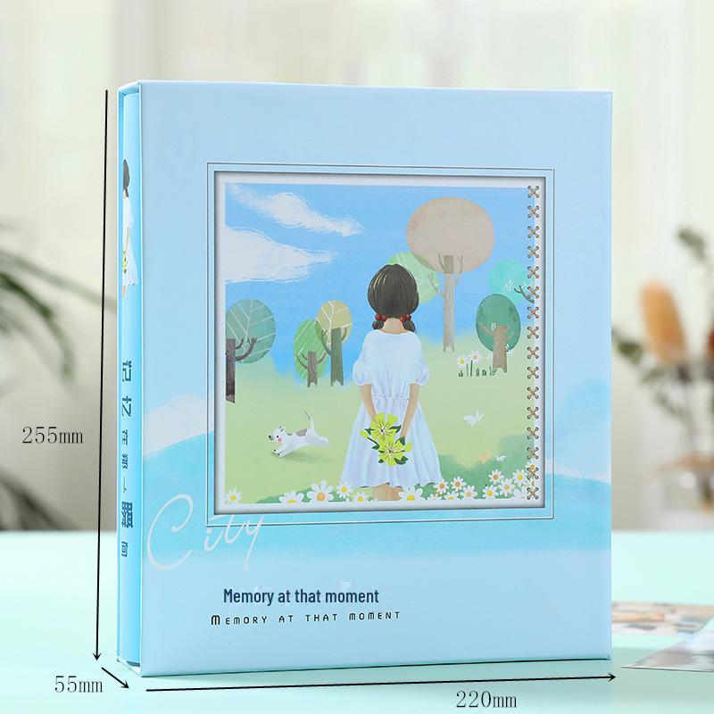 Large Capacity Family Photo Album for Children's Growth - 6-Inch Baby Keepsake Album