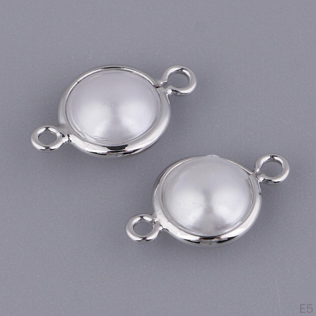 10 Коннектор-подвеска с кабошоном для изготовления браслетов и бижутерии своими руками