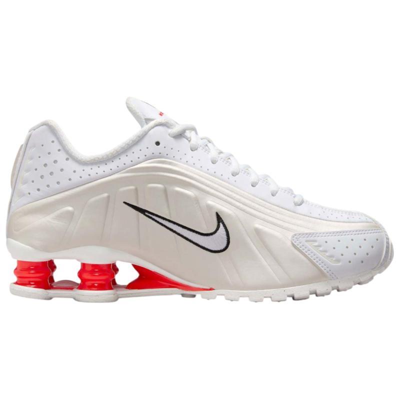 Nike Женские кроссовки Shox R4 White Phantom Picante Red AR3565-103