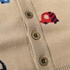 Spring And Fall Children Cardigans Cartoon Car Print Sweater Cardigans Jacket Coat Boys Toddler Kids Clothing