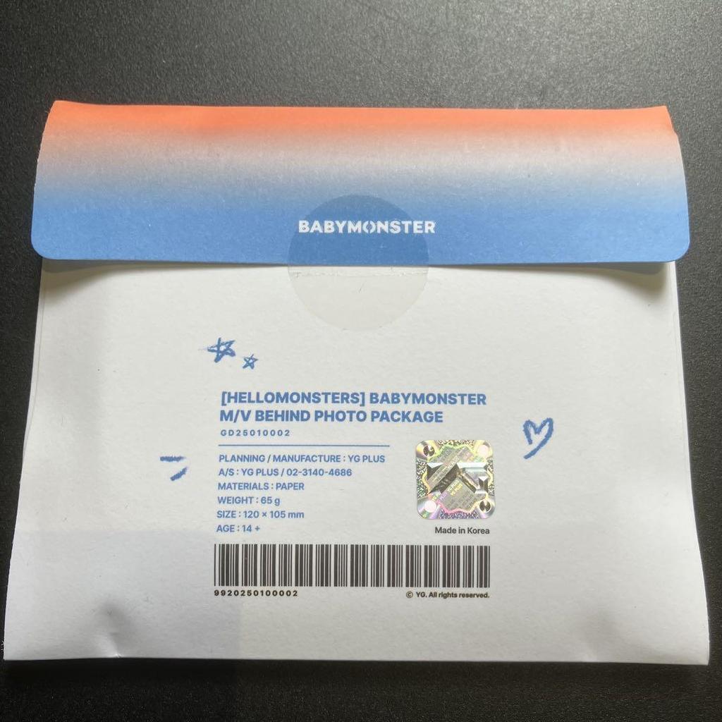 [Б/У] Фотопакет с концерта BABYMONSTER в Сеуле