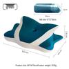 Crescent-Shaped Slow Rebound Memory Foam Neck Support Pillow