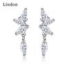 Lindon Zircon Copper Alloy Earrings Drop Earrings For Women Wedding Party Gifts