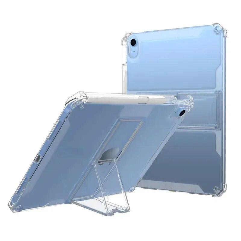 Suitable for IPad Pro 10.5 Protective Case 10.2 Fall-proof Transparent 10.9 Pen Slot Air 3 Air 4 Air 5 with Bracket Shell TPU