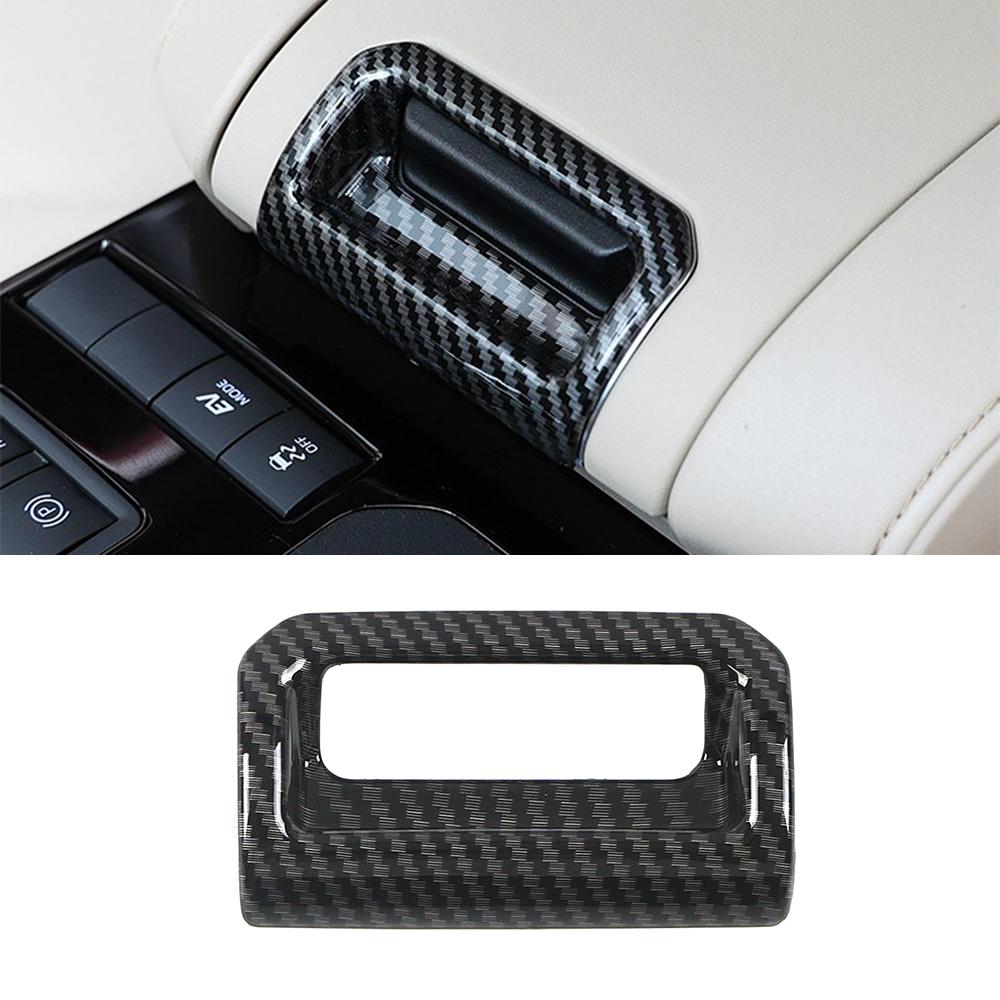 Для Toyota Highlander XU70 2024 года выпуска, аксессуары для салона автомобиля, молдинги, стильная центральная часть управления, отделка из углеродного волокна