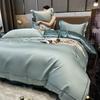 Набор из четырех предметов постельного белья из чистого хлопка Легкая роскошь Приятный к коже и дышащий Стиранные простыни Пододеяльники Наволочки