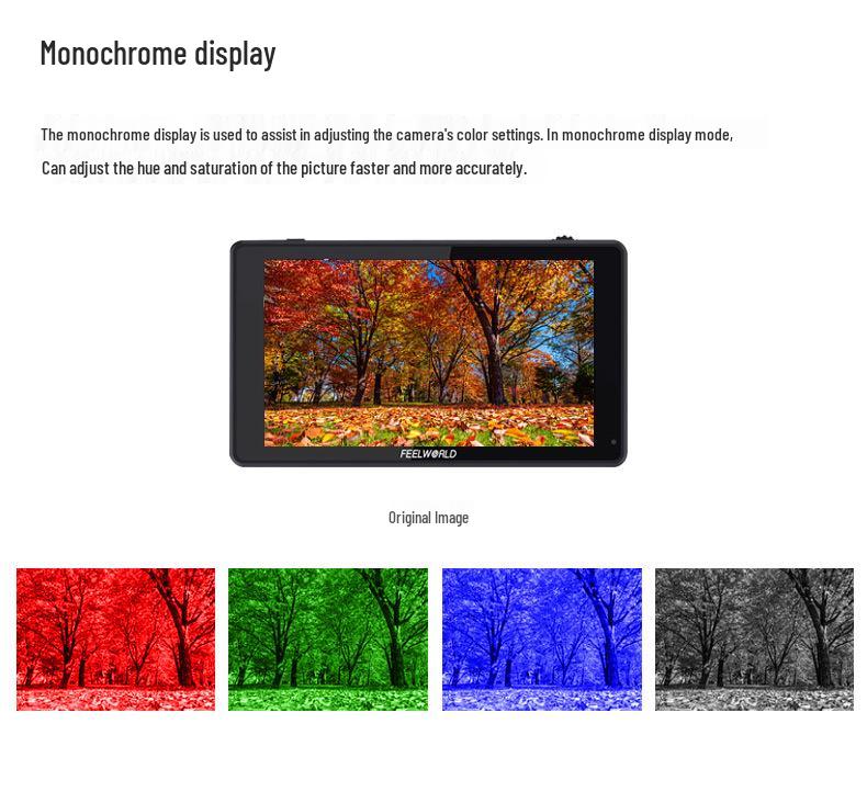 Fuwede 5.5" 4K Camera Director Monitor: High Brightness HD Screen for Mirrorless & DSLR