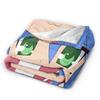 Konata izumi L-Lucky S-Star Blanket  Warm Novelty Plush Bedding Throws For Child Couch Bed Flannel Bedspread Bed Cover