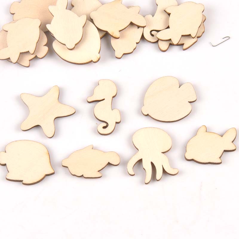 Микс грибов/ёжиков/белок/шишек/листьев узор деревянное украшение дерево для скрапбукинга DIY Carfts домашний декор 20 шт.