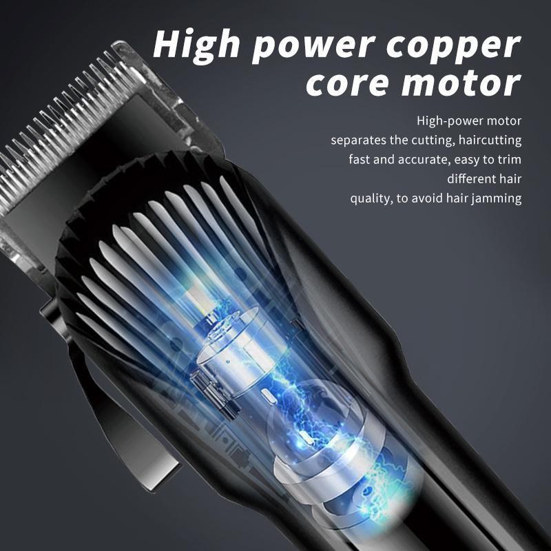 Умная беспроводная машинка для стрижки волос с цифровым дисплеем для салонов
