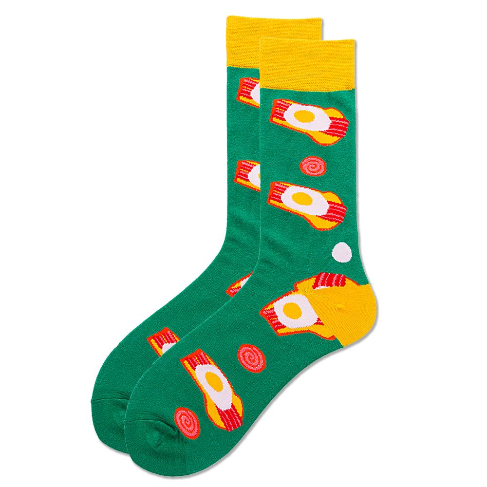 New INS Beer Corn Men's and Women's Socks Watermelon Dog Sushi Tide Socks Dog Socks Comfortable Breathable Socks