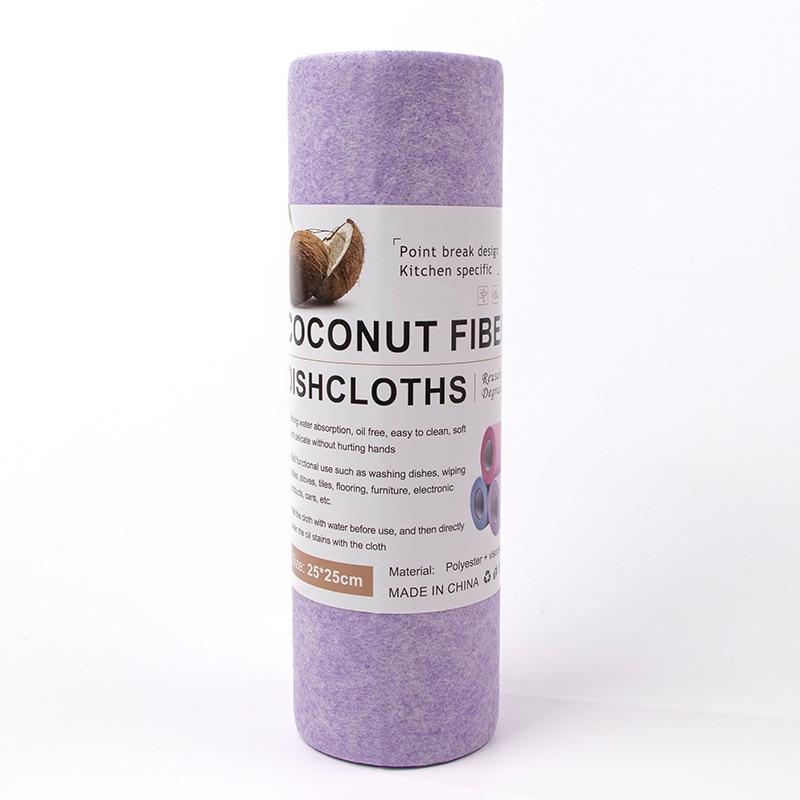 Маслостойкая салфетка из микрофибры для уборки кухни - отрывная полиэстерово-нейлоновая тряпка для мытья посуды