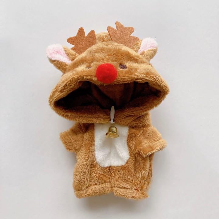 CLOGRATIA Мягкая игрушка для шитья Чиби Платье Oshikatsu Одежда, Игрушка, Одежда, 10 см, Жизнь, Нуи, Oshinui, Chill, Kigurumi, Вверх, (Северный олень)