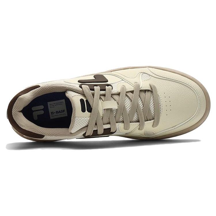 Fila Fusion Банк DX Ткань Синтетическая кожа Спортивные Удобные Дышащие Низкие Кеды для скейтбординга Мужские кроссовки Цвет: Белый T12M342206FAG