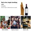 Сумка для упаковки вина из искусственной кожи, сумка для вина, стильная защитная сумка для бутылки вина с ручкой для вечеринки