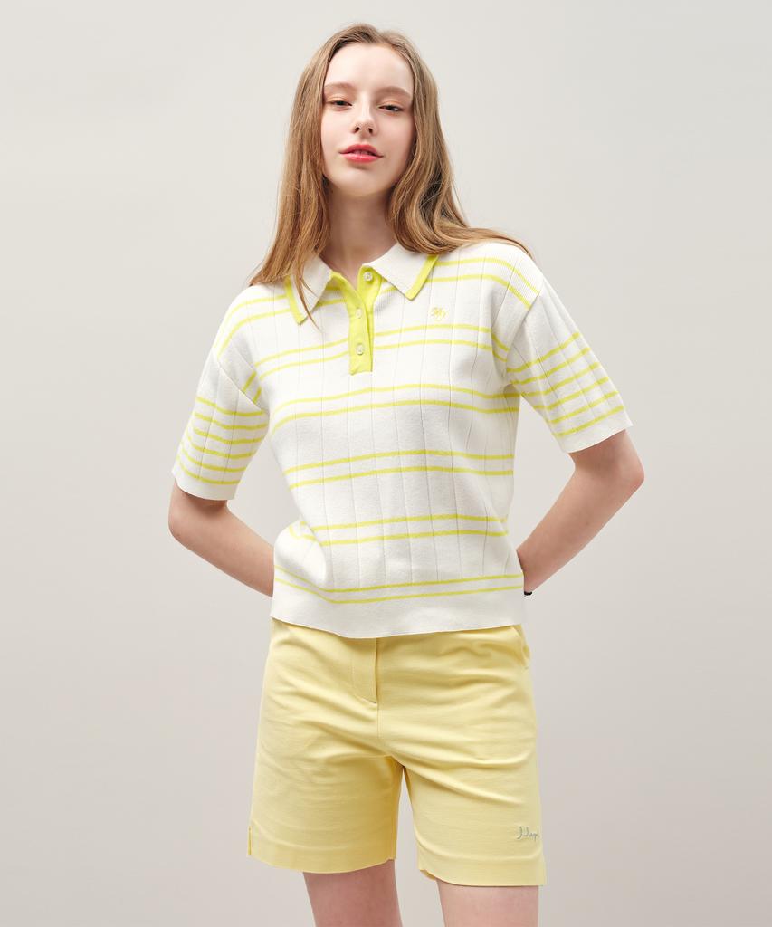 MAYOL Side Slit Pants_Butter Yellow