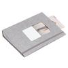 Yousheng Fabric Photo Album with 208 Pockets Slip-in Picture Albums Linen Cover Memory Book with Front Window for Family Anniversary Vacation Wedding