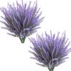 35см Фиолетовый Пластиковый Искусственный Лаванда Поддельное Растение для Свадьбы Дом Комната Сад Украшения Свадебный Букет Реквизит для Фотографии