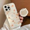 Mirror Cat Magnetic Snap Holder 16promax Transparent IPhone 15 Mobile Case Applicable To 13 Little Goldfish 14 Chinese Style